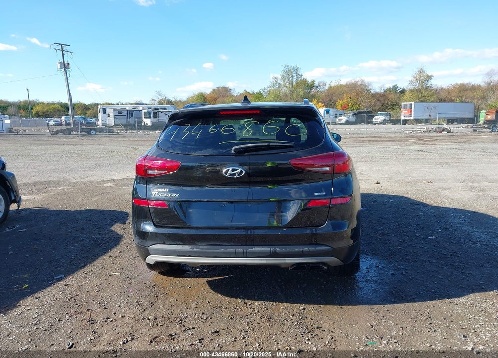 2021 HYUNDAI TUCSON ULTIMATE VIN: KM8J3CAL2MU284182