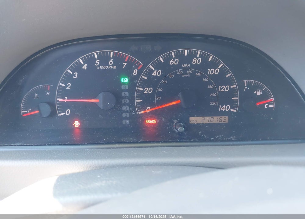 2005 TOYOTA CAMRY LE V6 VIN: 4T1BF32K45U097660