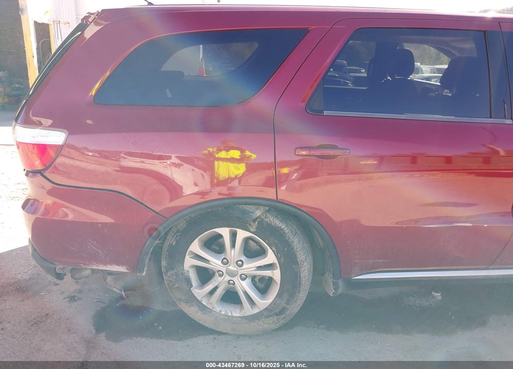 2013 DODGE DURANGO VIN: 1C4RDJAG4DC608637