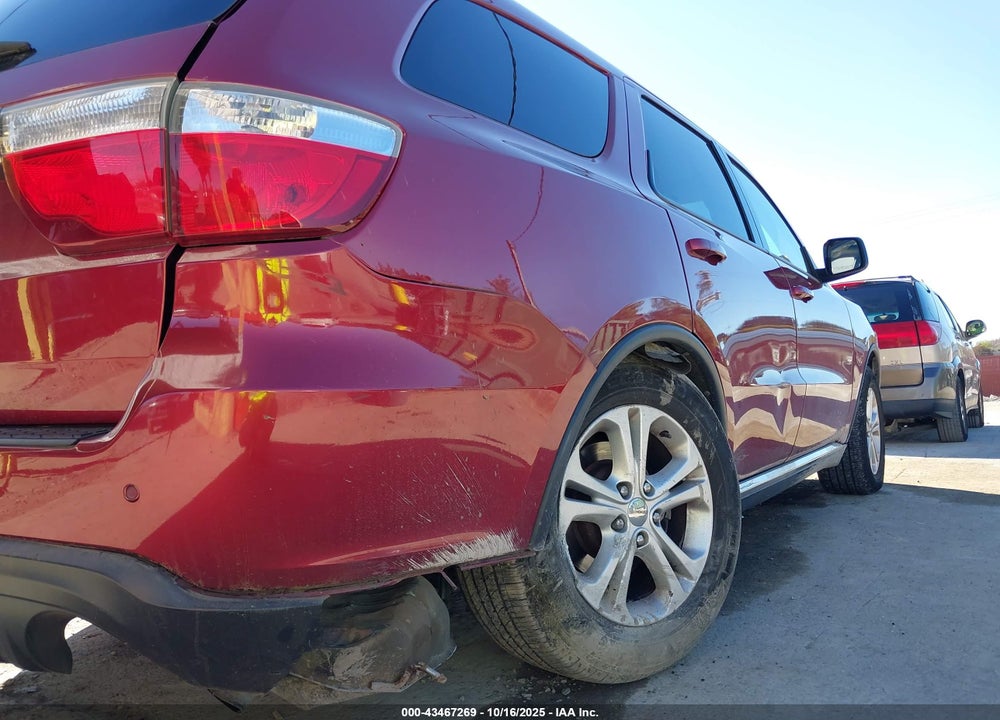 2013 DODGE DURANGO VIN: 1C4RDJAG4DC608637