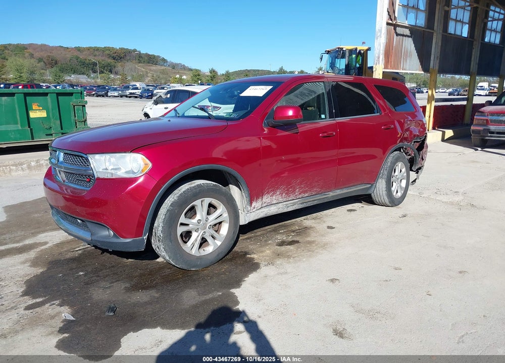 2013 DODGE DURANGO VIN: 1C4RDJAG4DC608637