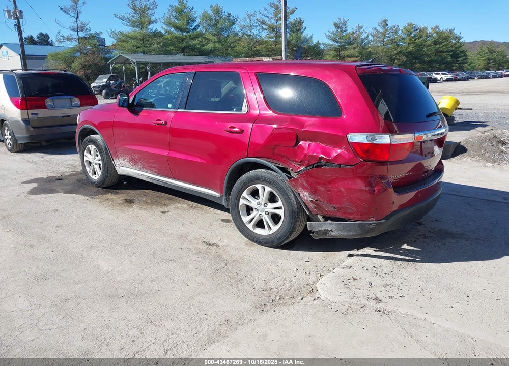 2013 DODGE DURANGO VIN: 1C4RDJAG4DC608637
