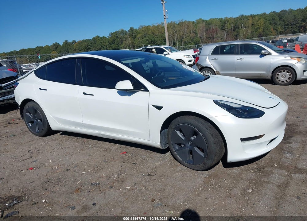 2022 TESLA MODEL 3 LONG RANGE DUAL MOTOR ALL-WHEEL DRIVE VIN: 5YJ3E1EBXNF257125