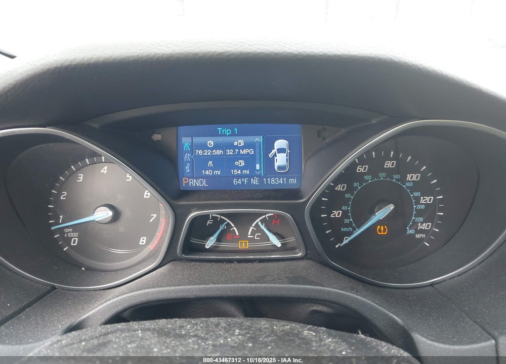 2013 FORD FOCUS VIN: 1FADP3K20DL372185