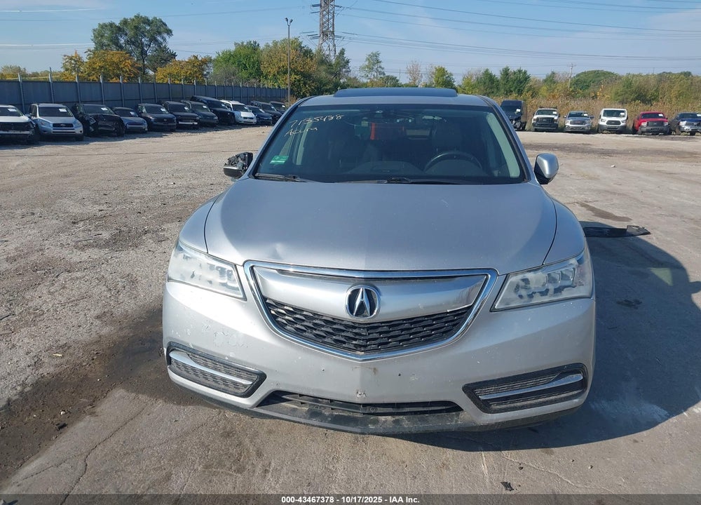 2015 ACURA MDX VIN: 5FRYD4H42FB031684
