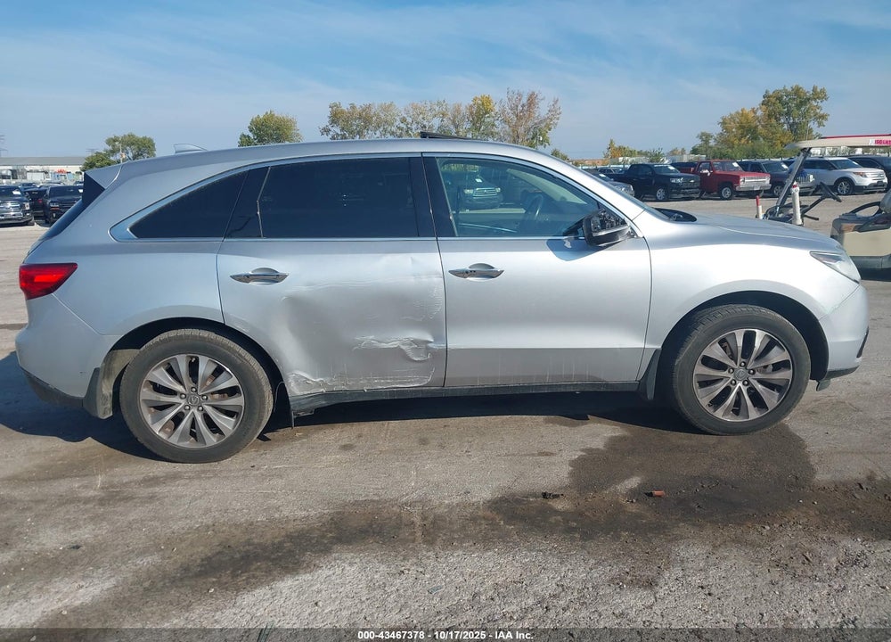 2015 ACURA MDX VIN: 5FRYD4H42FB031684