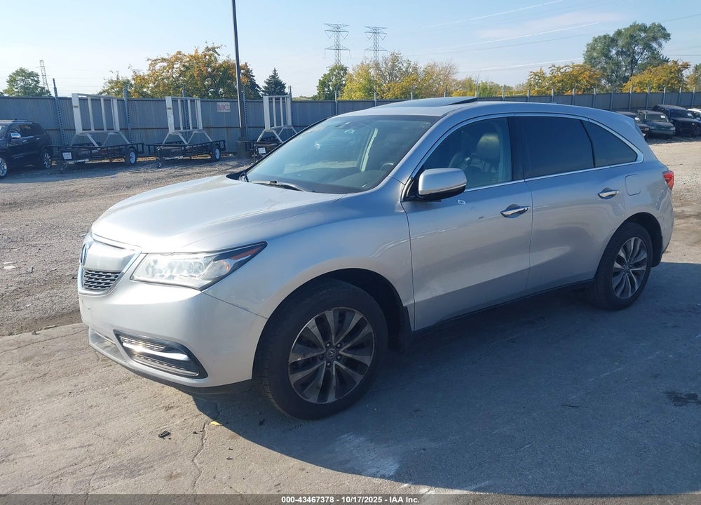 2015 ACURA MDX VIN: 5FRYD4H42FB031684