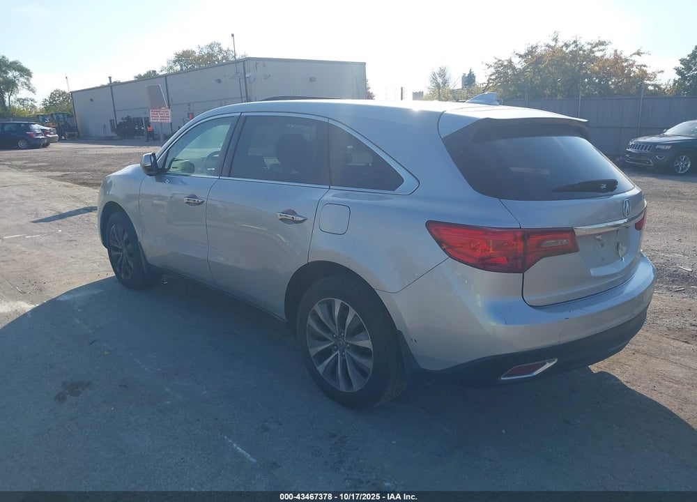 2015 ACURA MDX VIN: 5FRYD4H42FB031684
