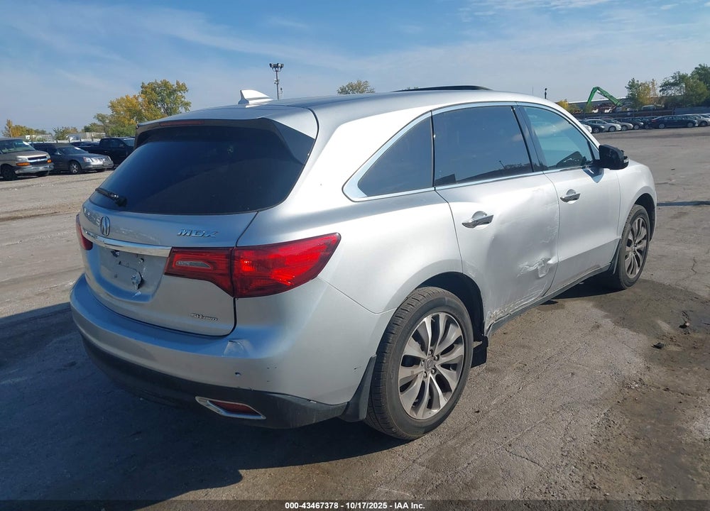 2015 ACURA MDX VIN: 5FRYD4H42FB031684