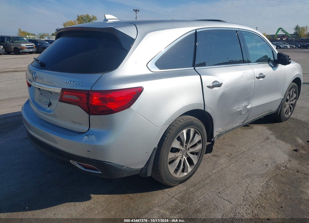 2015 ACURA MDX VIN: 5FRYD4H42FB031684