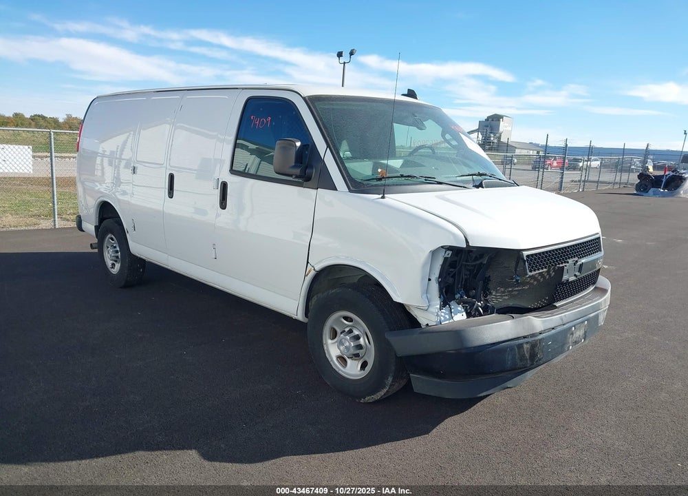 2019 CHEVROLET EXPRESS 2500 WORK VAN VIN: 1GCWGAFP7K1152659