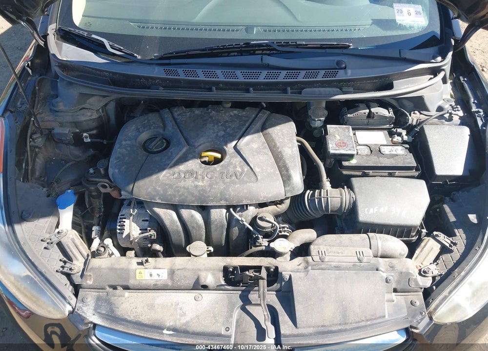 2013 HYUNDAI ELANTRA VIN: 5NPDH4AE8DH303984