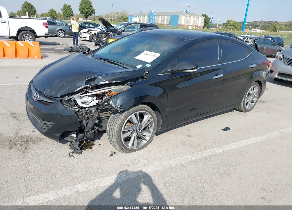 2014 HYUNDAI ELANTRA VIN: KMHDH4AE7EU029602