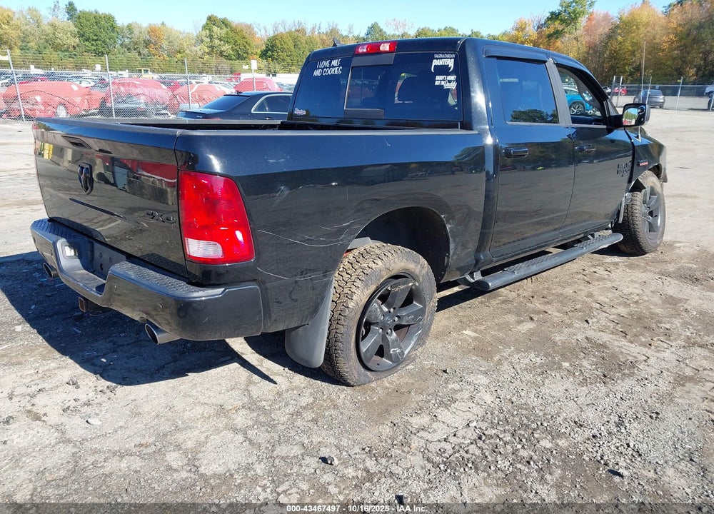 2019 RAM 1500 CLASSIC BIG HORN 4X4 5'7 BOX VIN: 1C6RR7LT9KS620470