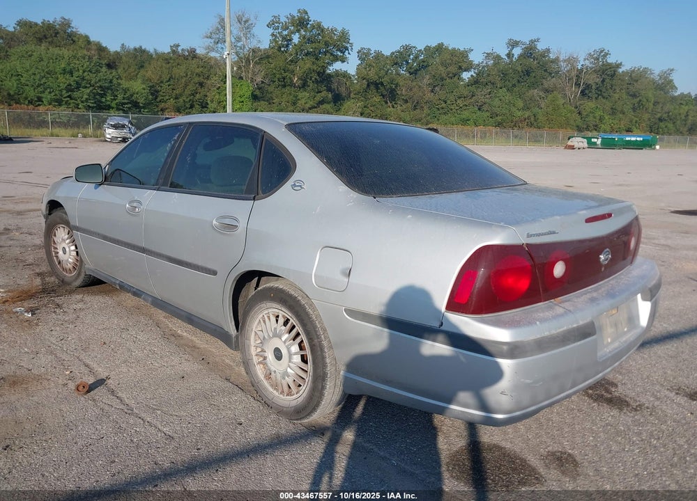 2000 CHEVROLET IMPALA VIN: 2G1WF55E1Y9118613