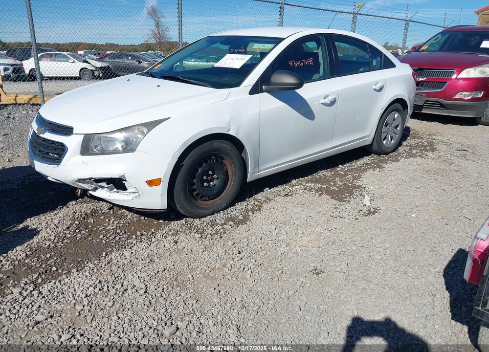 2015 CHEVROLET CRUZE LS AUTO VIN: 1G1PA5SH8F7108208