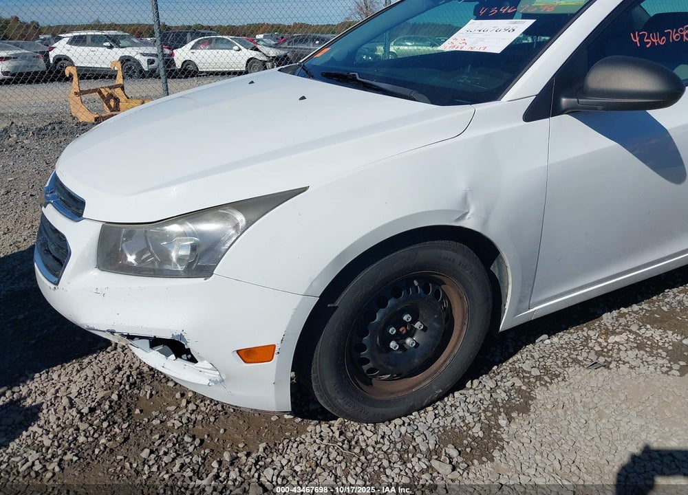 2015 CHEVROLET CRUZE LS AUTO VIN: 1G1PA5SH8F7108208