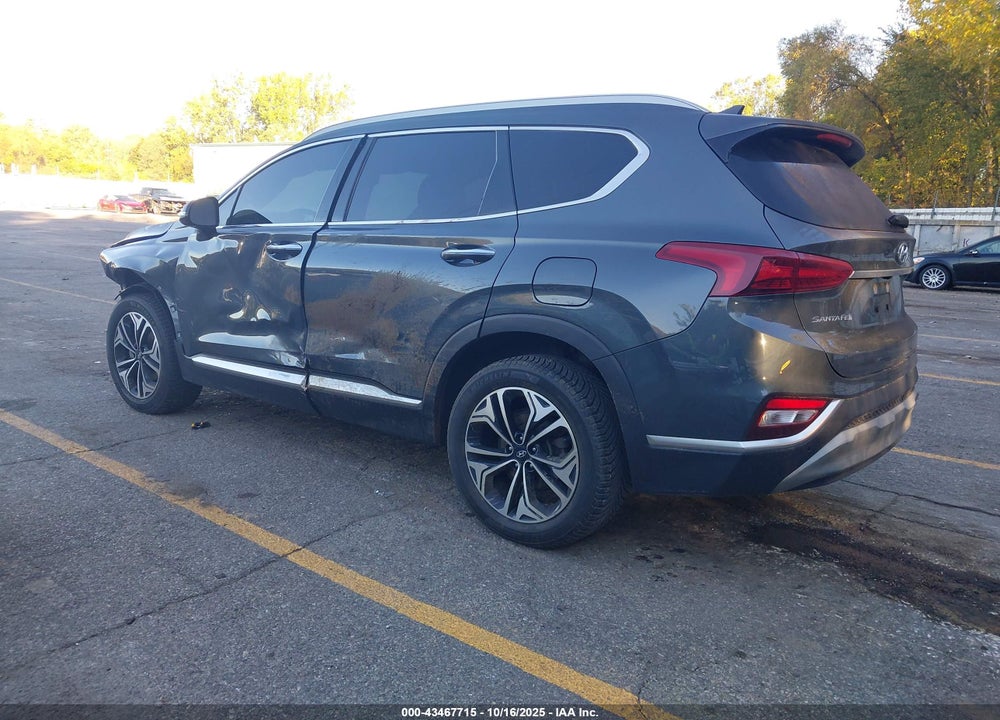 2019 HYUNDAI SANTA FE LIMITED 2.0T VIN: 5NMS5CAA2KH075238