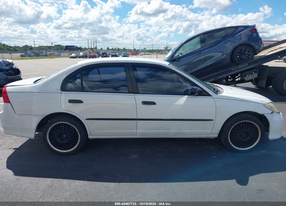 2005 HONDA CIVIC VP VIN: 2HGES16365H628396