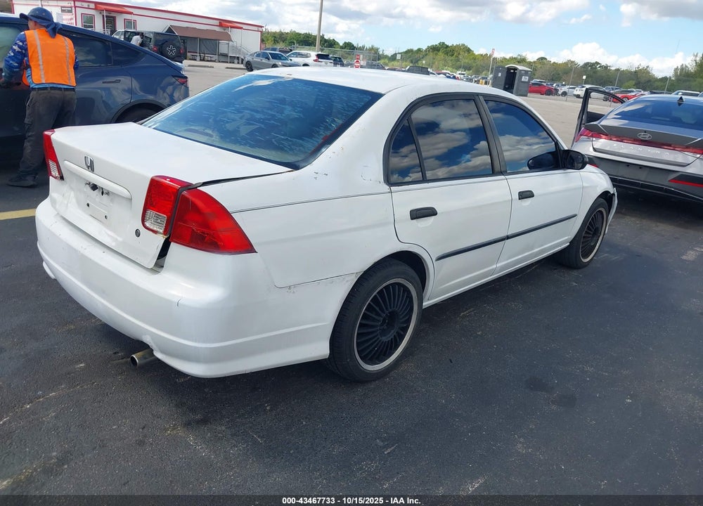 2005 HONDA CIVIC VP VIN: 2HGES16365H628396