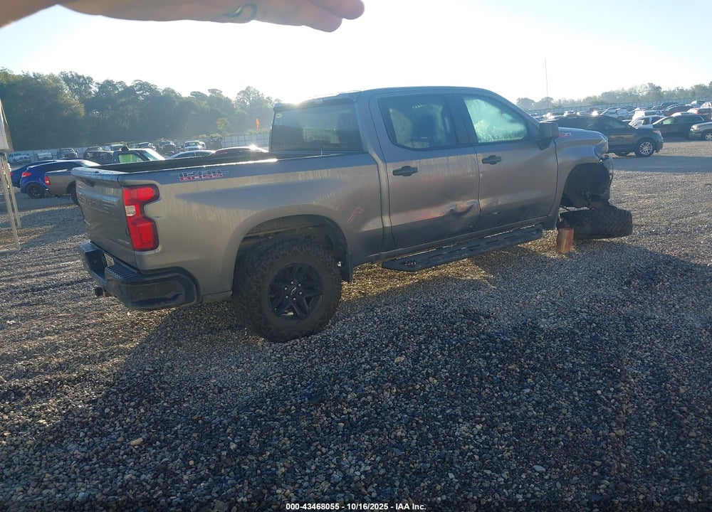 2022 CHEVROLET SILVERADO 1500 LTD 4WD  SHORT BED CUSTOM TRAIL BOSS VIN: 3GCPYCEL7NG109263