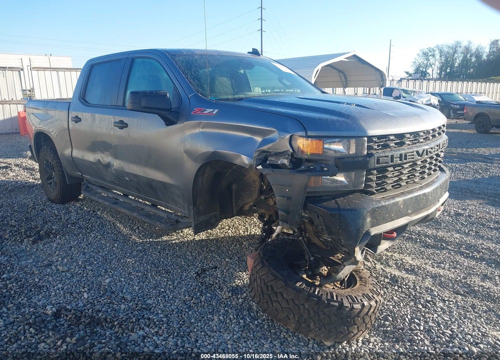 2022 CHEVROLET SILVERADO 1500 LTD 4WD  SHORT BED CUSTOM TRAIL BOSS VIN: 3GCPYCEL7NG109263