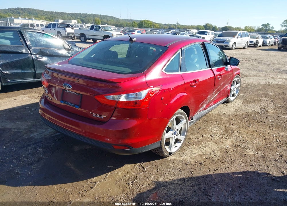 2013 FORD FOCUS TITANIUM VIN: 1FADP3J2XDL372762