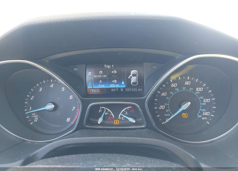 2013 FORD FOCUS TITANIUM VIN: 1FADP3J2XDL372762