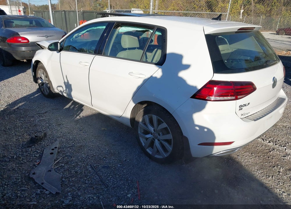 2019 VOLKSWAGEN GOLF 1.4T S/1.4T SE VIN: 3VWG57AU8KM000593