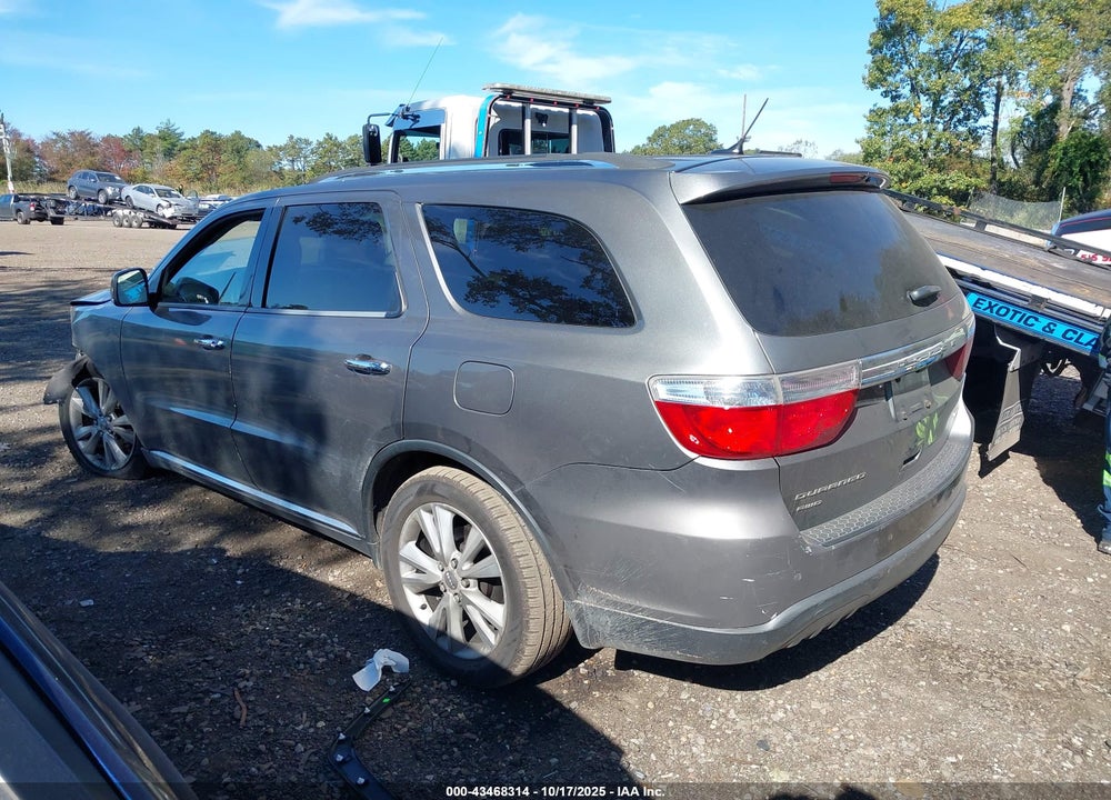 2013 DODGE DURANGO CREW VIN: 1C4RDJDG3DC591700