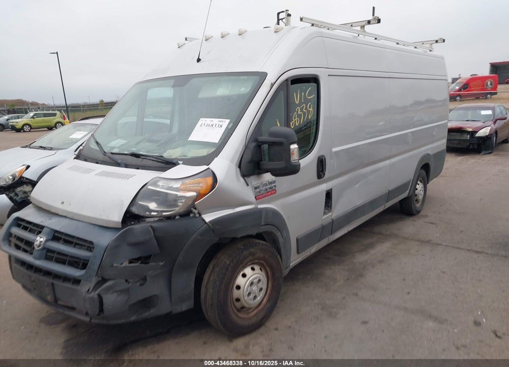 2014 RAM PROMASTER 3500 HIGH ROOF VIN: 3C6URVJG7EE129536