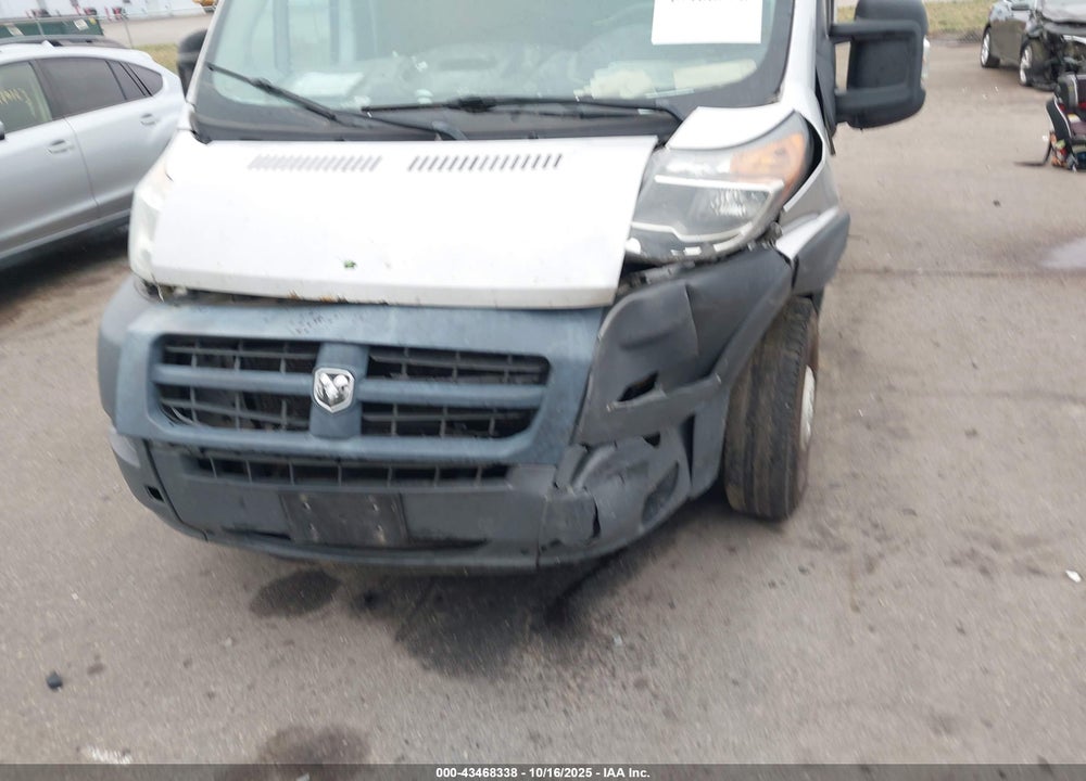 2014 RAM PROMASTER 3500 HIGH ROOF VIN: 3C6URVJG7EE129536