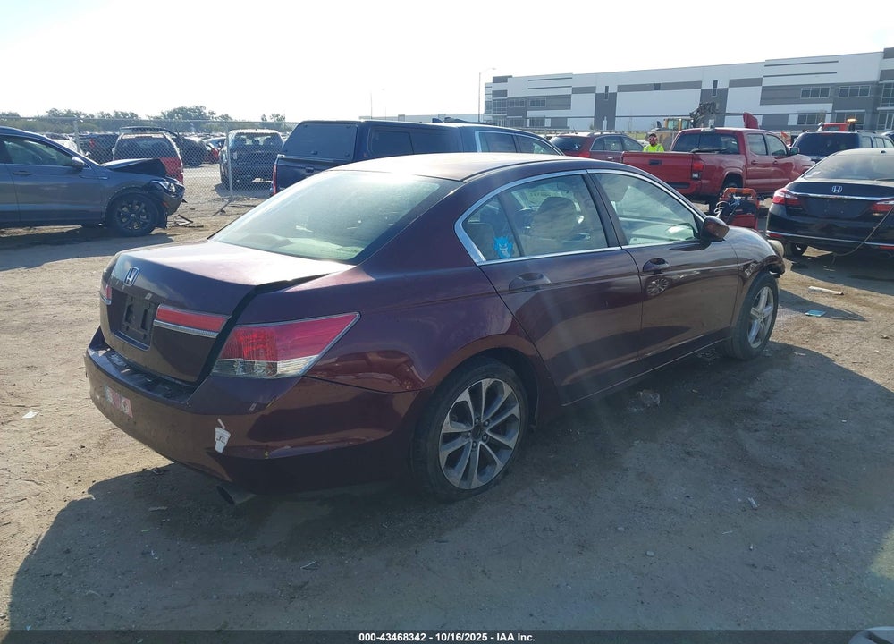 2012 HONDA ACCORD VIN: 1HGCP2F36CA186780