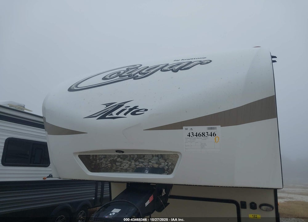 2018 KEYSTONE COUGAR VIN: 4YDF28R25J2502044