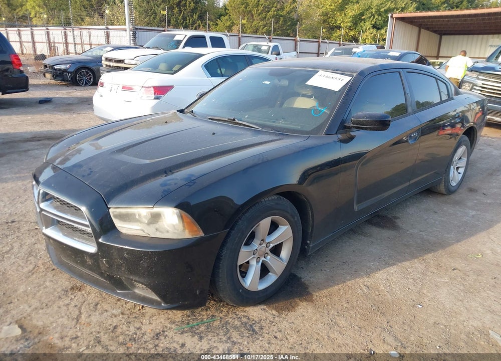 2013 DODGE CHARGER SE VIN: 2C3CDXBG2DH636512