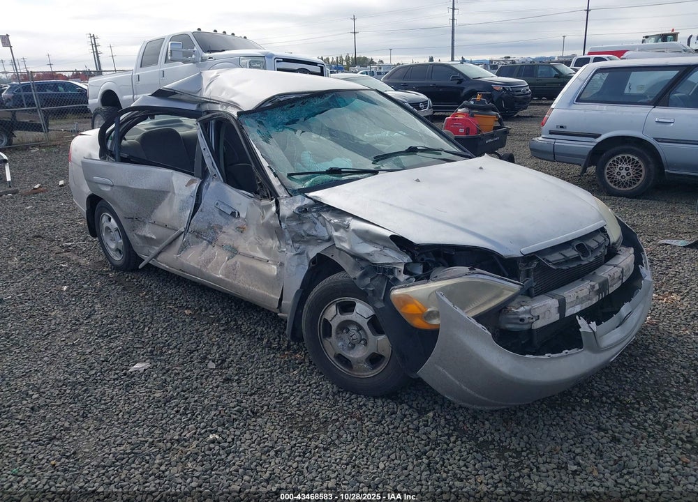 2002 HONDA CIVIC LX VIN: JHMES165X2S006077