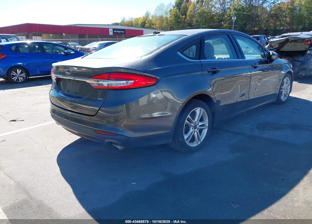 2018 FORD FUSION SE VIN: 3FA6P0H70JR249400