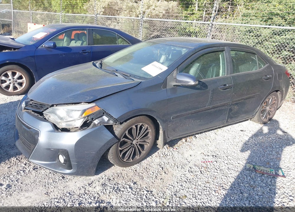 2016 TOYOTA COROLLA S PREMIUM VIN: 5YFBURHE6GP424865