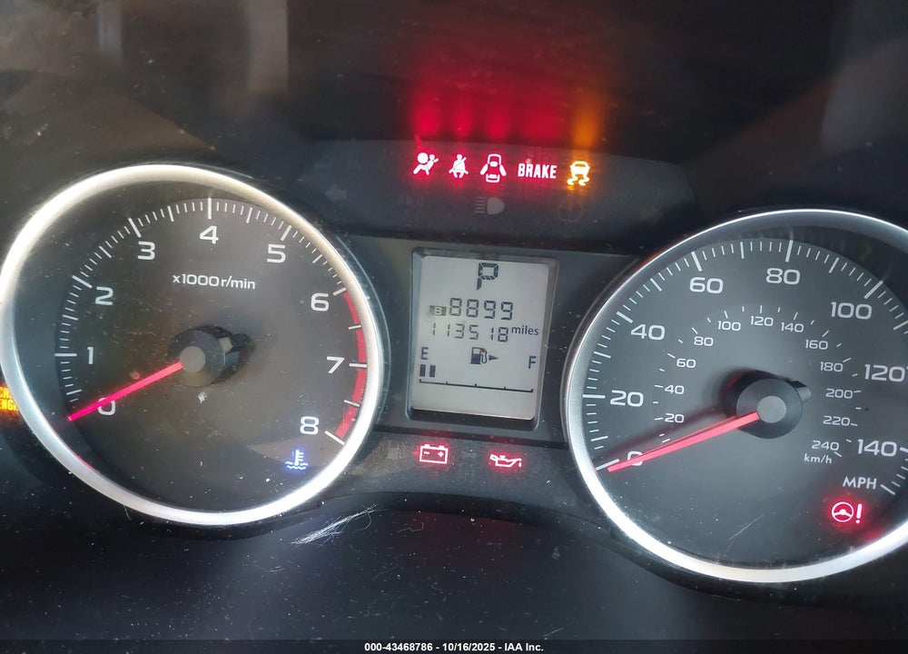 2016 SUBARU FORESTER 2.5I VIN: JF2SJAAC3GH493884