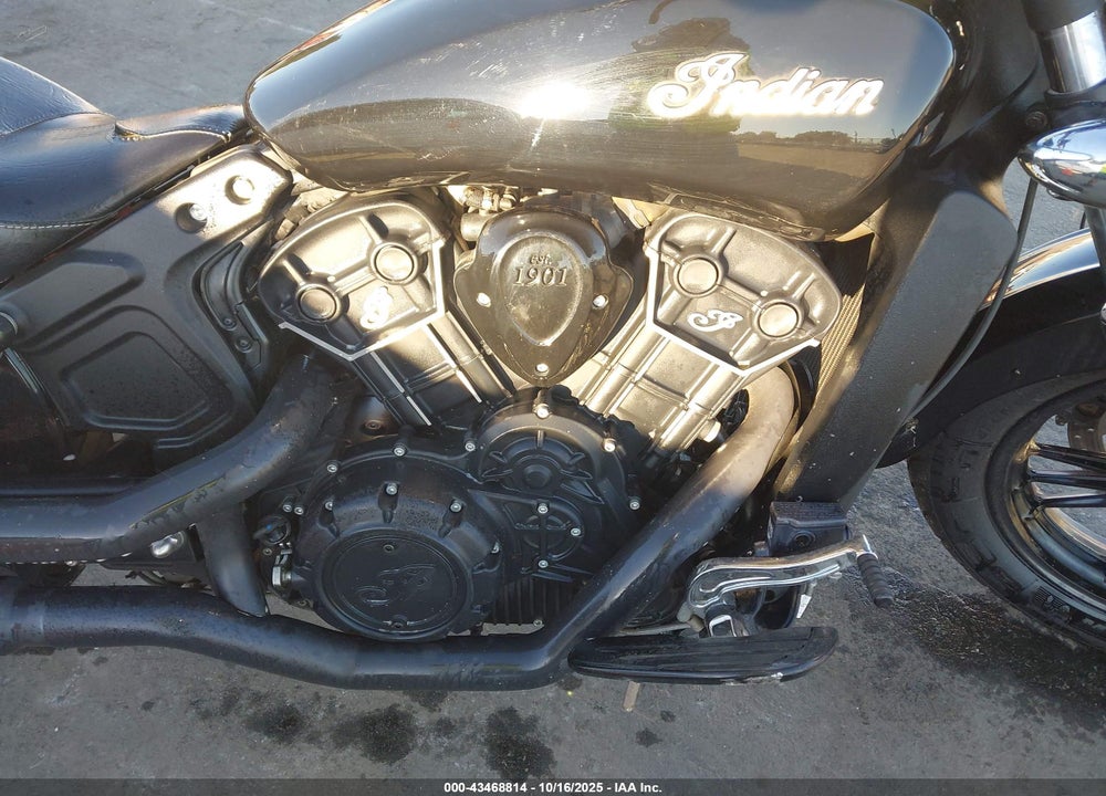 2019 INDIAN MOTORCYCLE CO. SCOUT SIXTY ABS VIN: 56KMSA112K3147585