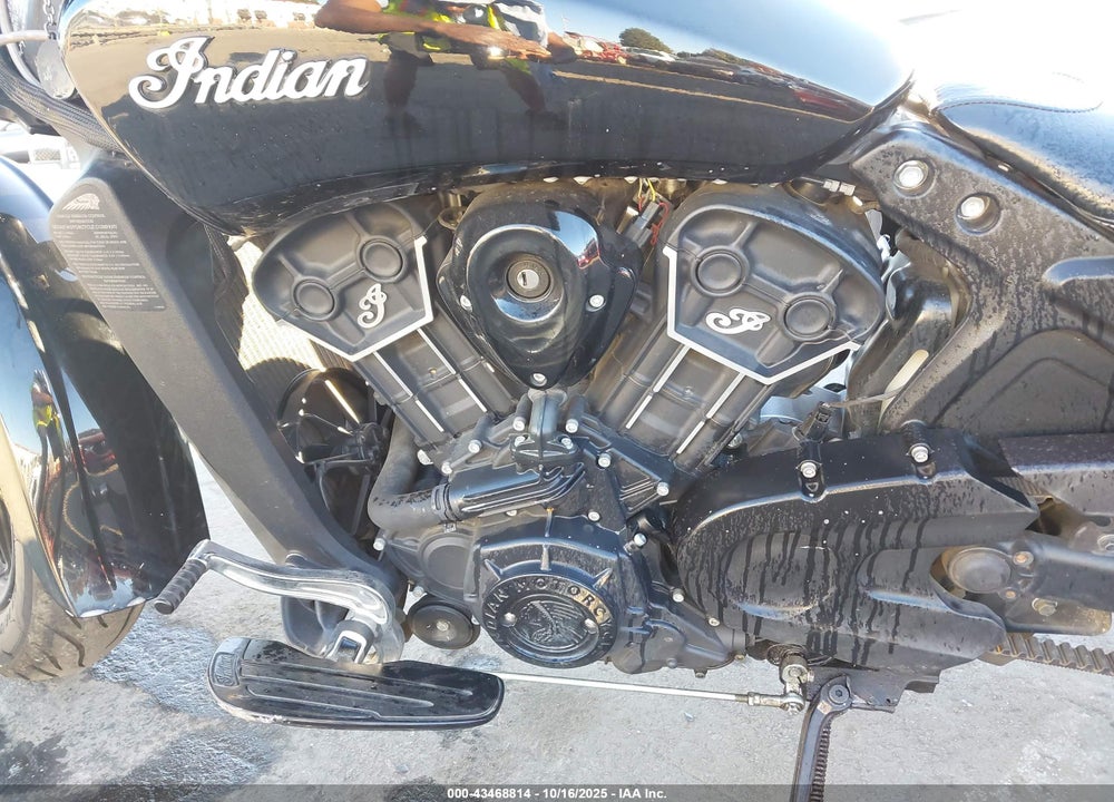 2019 INDIAN MOTORCYCLE CO. SCOUT SIXTY ABS VIN: 56KMSA112K3147585
