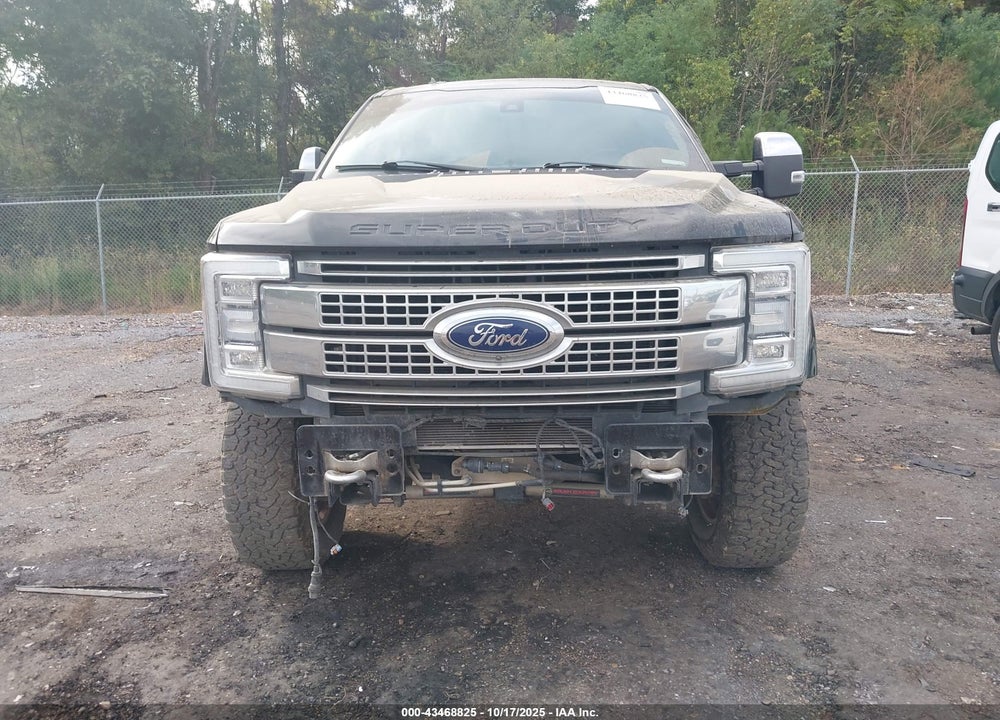 2017 FORD F-250 PLATINUM VIN: 1FT7W2BT0HEE41965