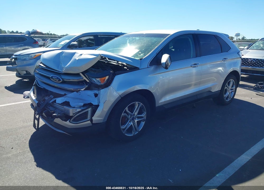 2017 FORD EDGE TITANIUM VIN: 2FMPK3K93HBB58361