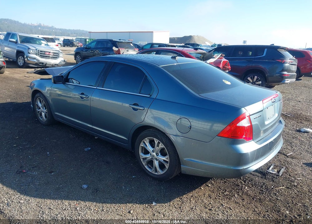 2012 FORD FUSION VIN: 3FAHP0HAXCR285554