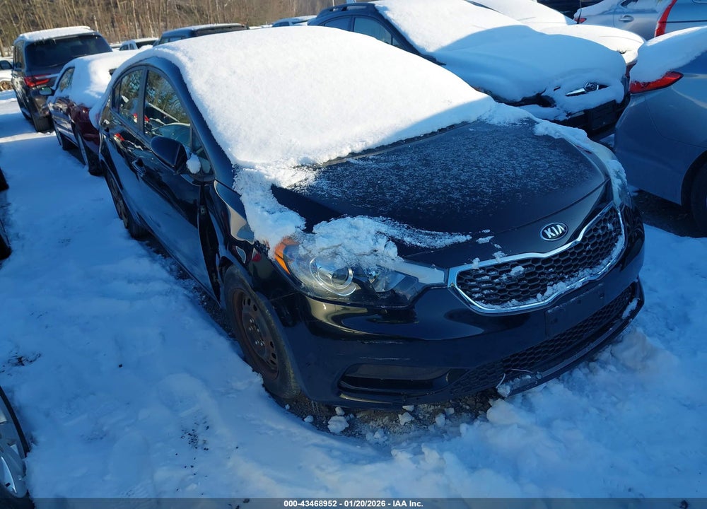 2016 KIA FORTE LX VIN: KNAFK4A64G5616048
