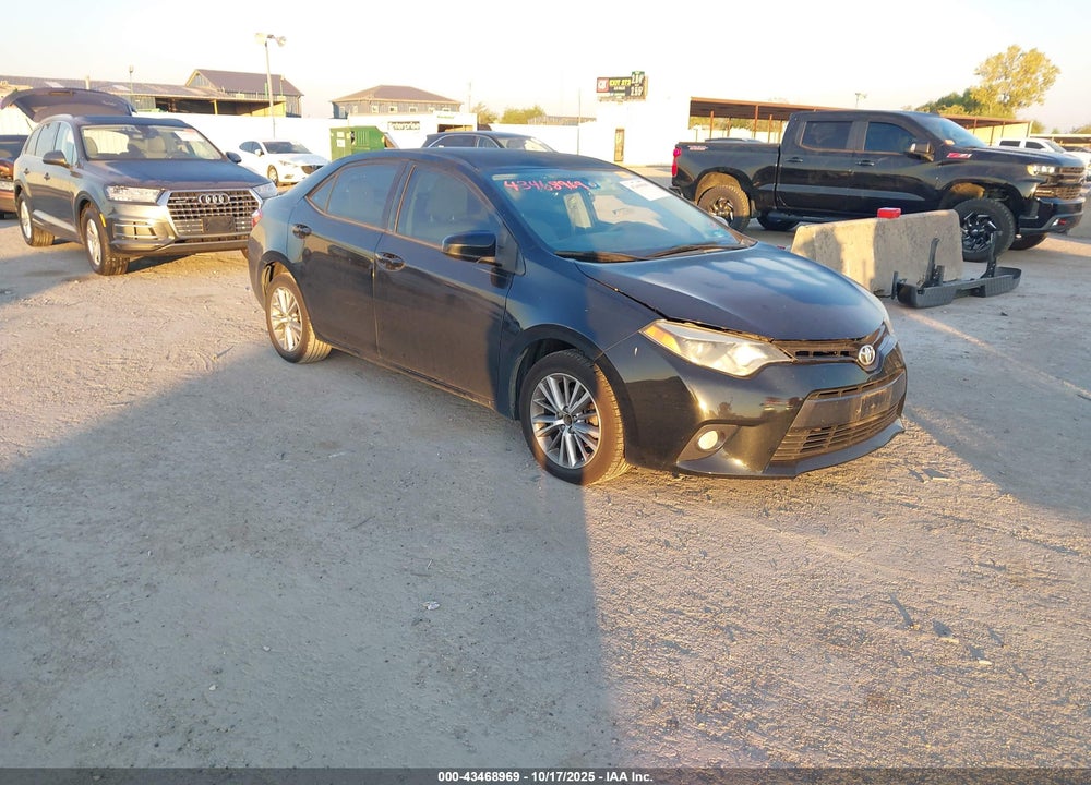 2015 TOYOTA COROLLA LE PLUS VIN: 5YFBURHE6FP207590