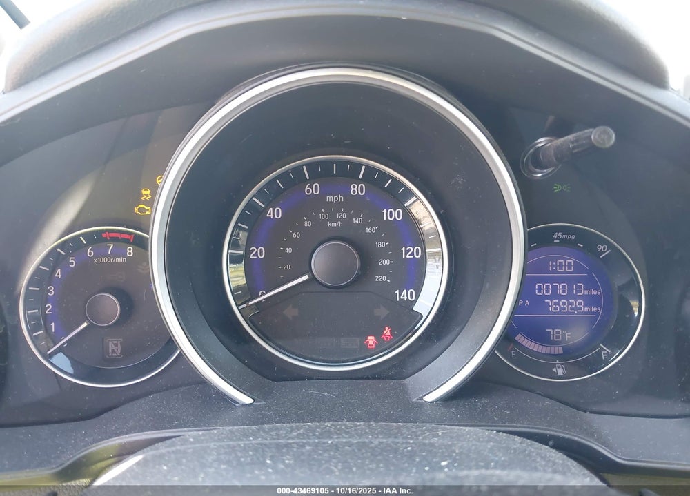 2019 HONDA FIT VIN: 3HGGK5H45KM711837