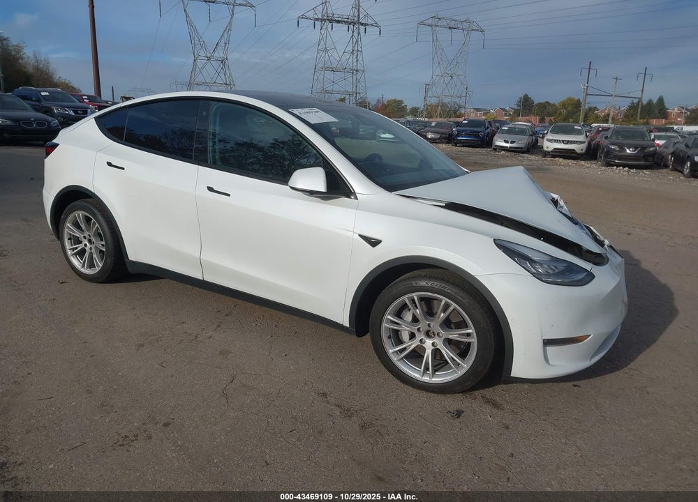 2021 TESLA MODEL Y LONG RANGE DUAL MOTOR ALL-WHEEL DRIVE VIN: 5YJYGDEE0MF072463