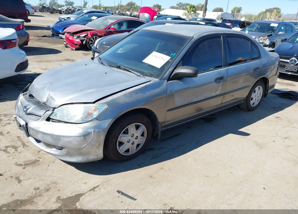 2005 HONDA CIVIC VP VIN: 2HGES16335H519796