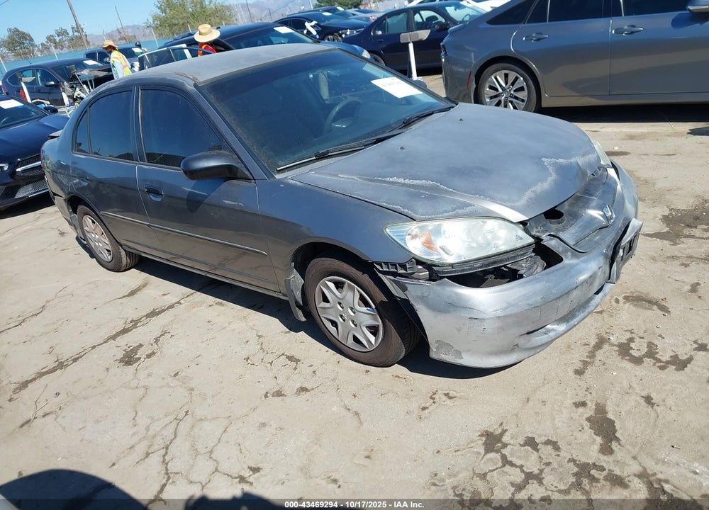 2005 HONDA CIVIC VP VIN: 2HGES16335H519796